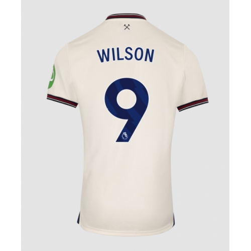 Billige Fotballdrakt West Ham United Callum Wilson #9 Replika Bortedrakt 2025-26 Kortermet Billige Fotballdrakt West Ham United Callum Wilson #9 Replika Bortedrakt 2025-26 Kortermet